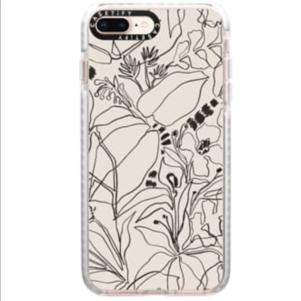 Casetify Charcoal Tropics phone case